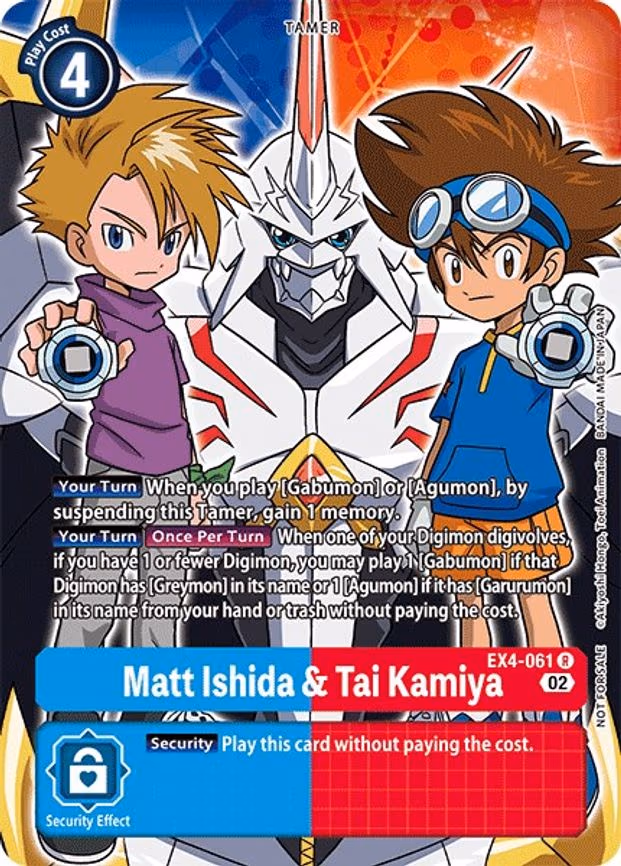 Matt Ishida & Tai Kamiya (Alternate Art)